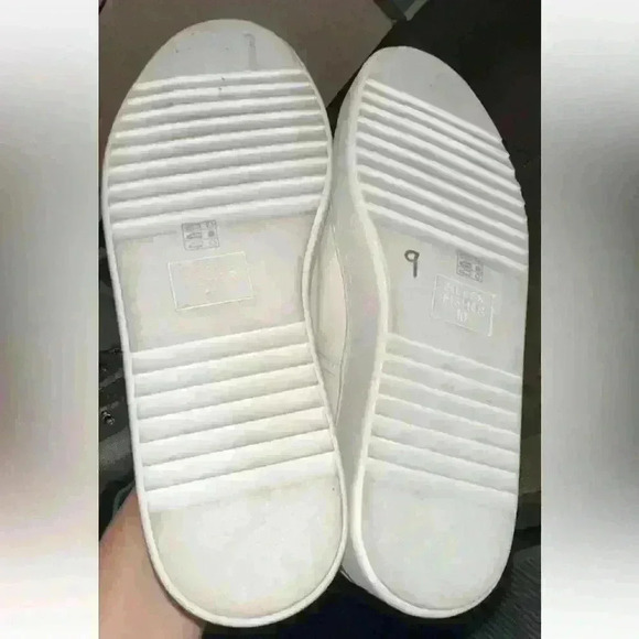 Eileen Fisher Byrdy White Leather Slip-on Sneaker Size 10 - Picture 4 of 4